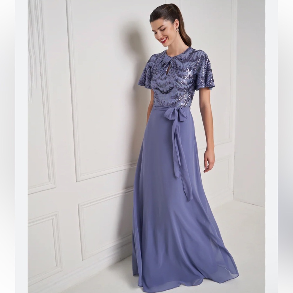 JS Collections Delilah Beaded Gown NWT Size 4